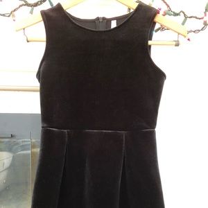 NWT GIRLS Black Velvet Dress - HOLIDAY FORMAL 7 8